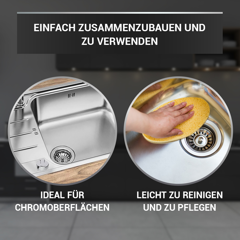 Siebkorbventil 114mm mit Überlauf für Spüle günstig kaufen - Aquade